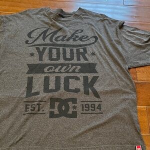 DC Men's Charcoal Graphic Tee